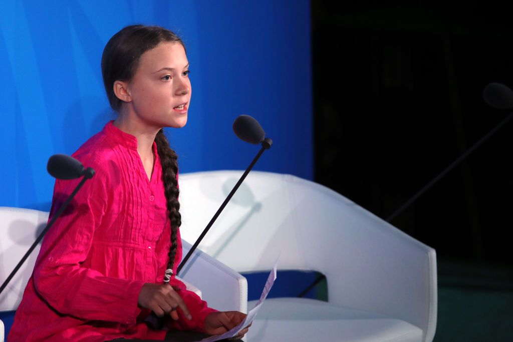 Greta Thunberg.