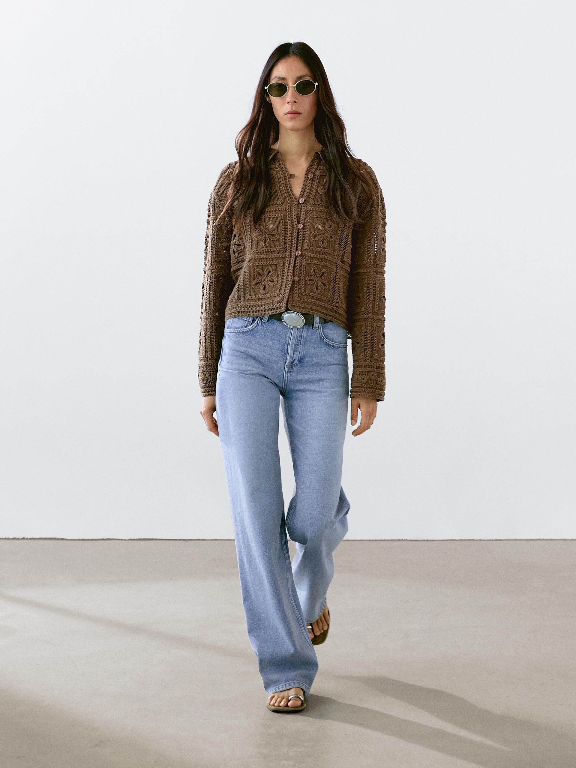 Crochet Knit Cardigan