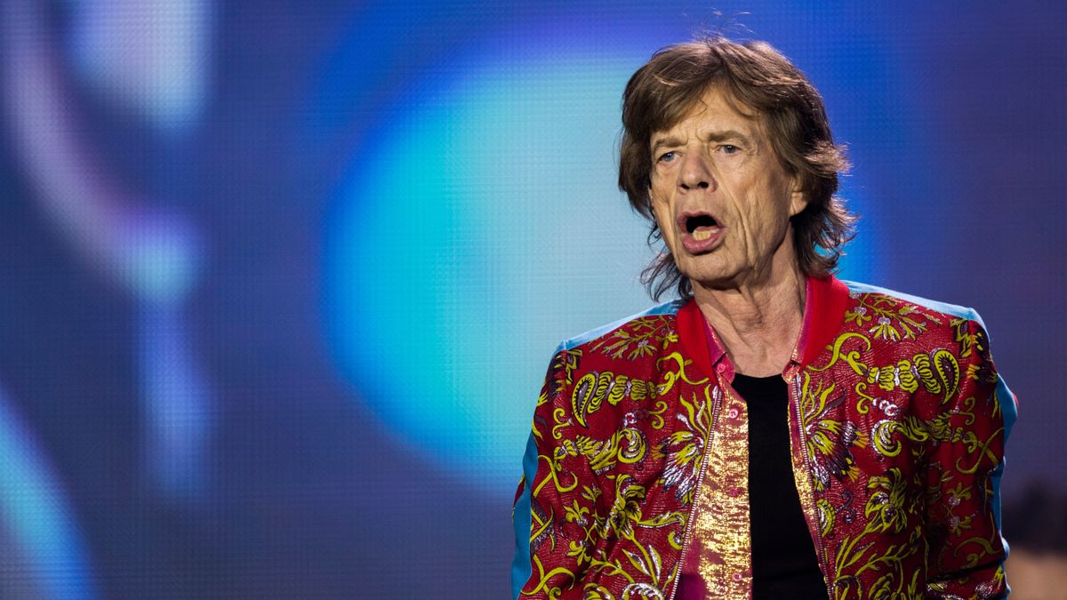 Mick Jagger on stage