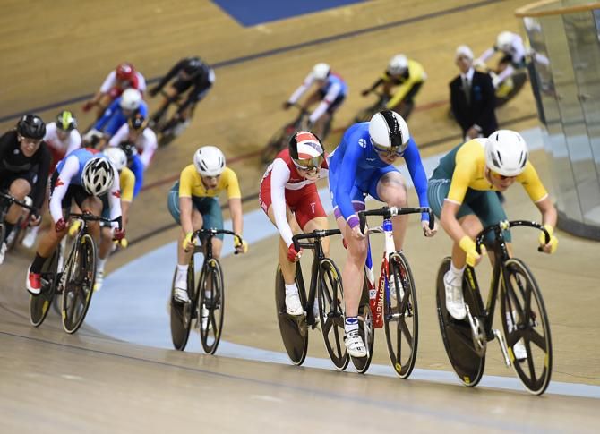 The women's points race
