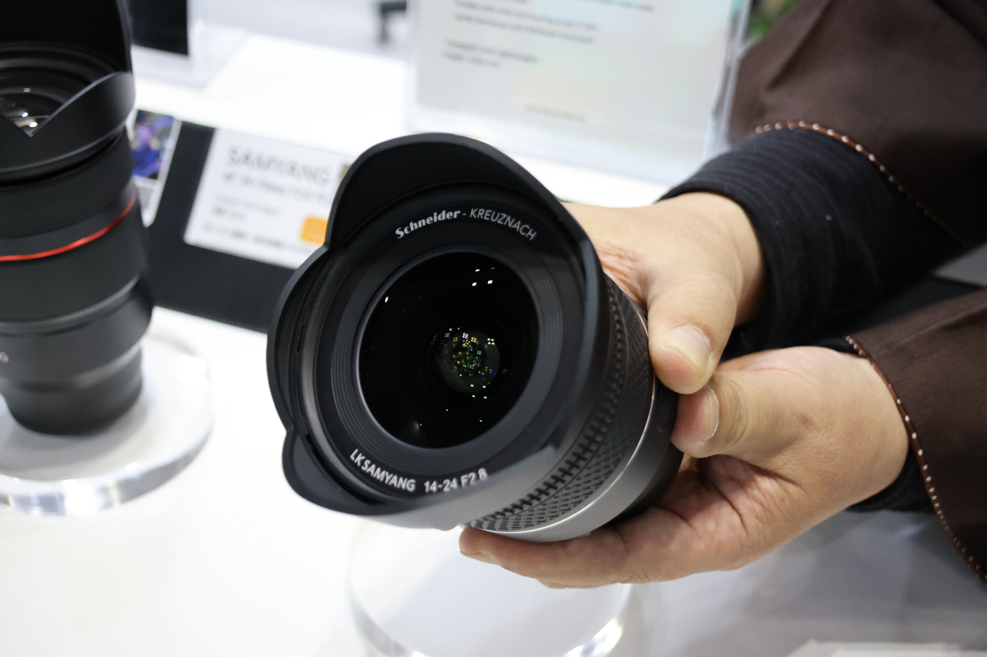 Samyang 14-24mm F2.8 lens for Sony cameras at the CP+ 2025 show