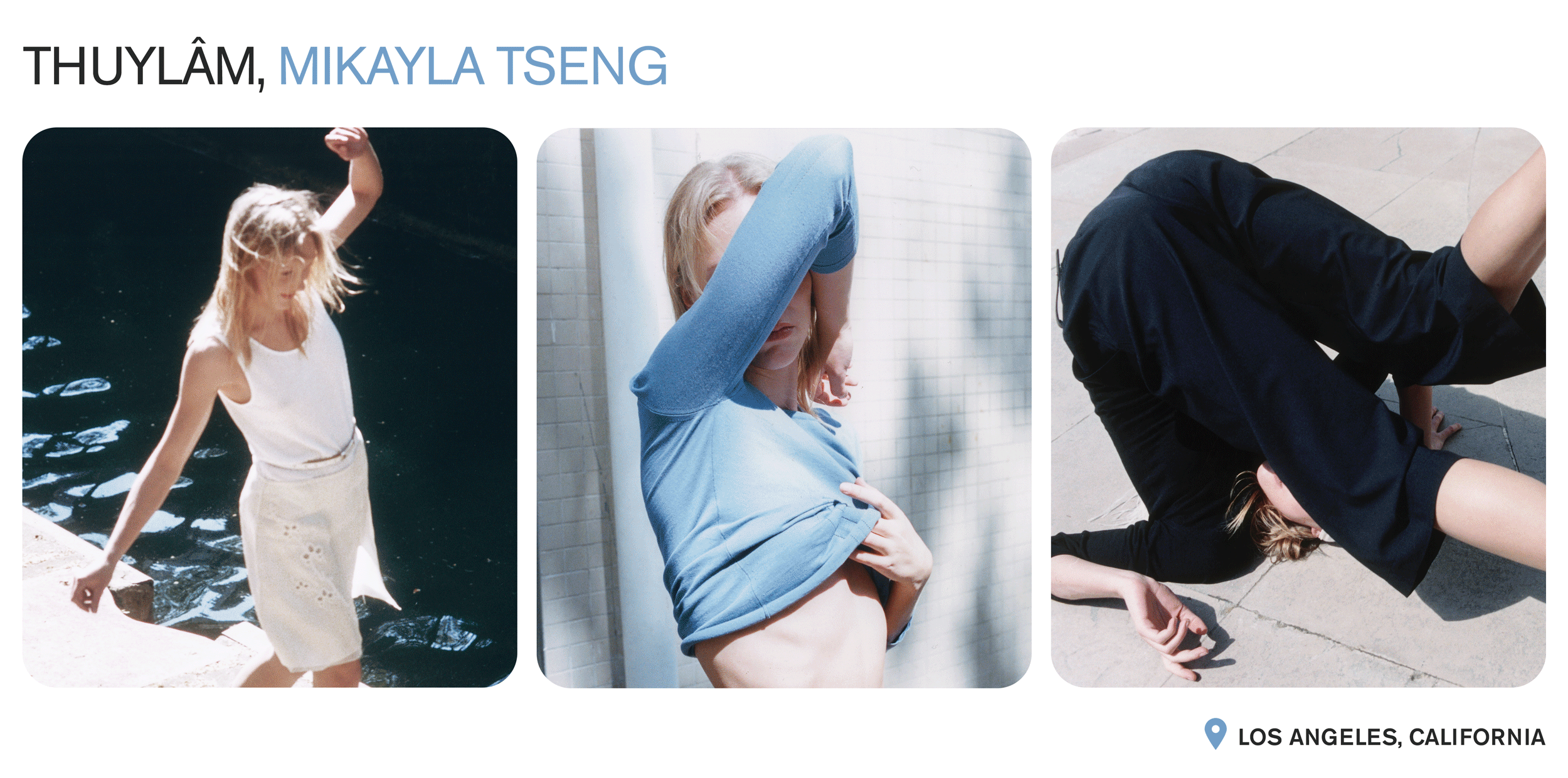 A gif of models wearing clothing from Thuyl&acirc;m.