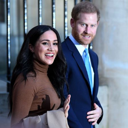 london, united kingdom january 07 prince harry, duke of sussex and meghan, duchess of sussex react after their visit to canada house in thanks for the warm canadian hospitality and support they received during their recent stay in canada, on january 7, 2020 in london, england photo by daniel leal olivas wpa poolgetty images