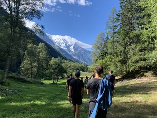Trail running in the Alps