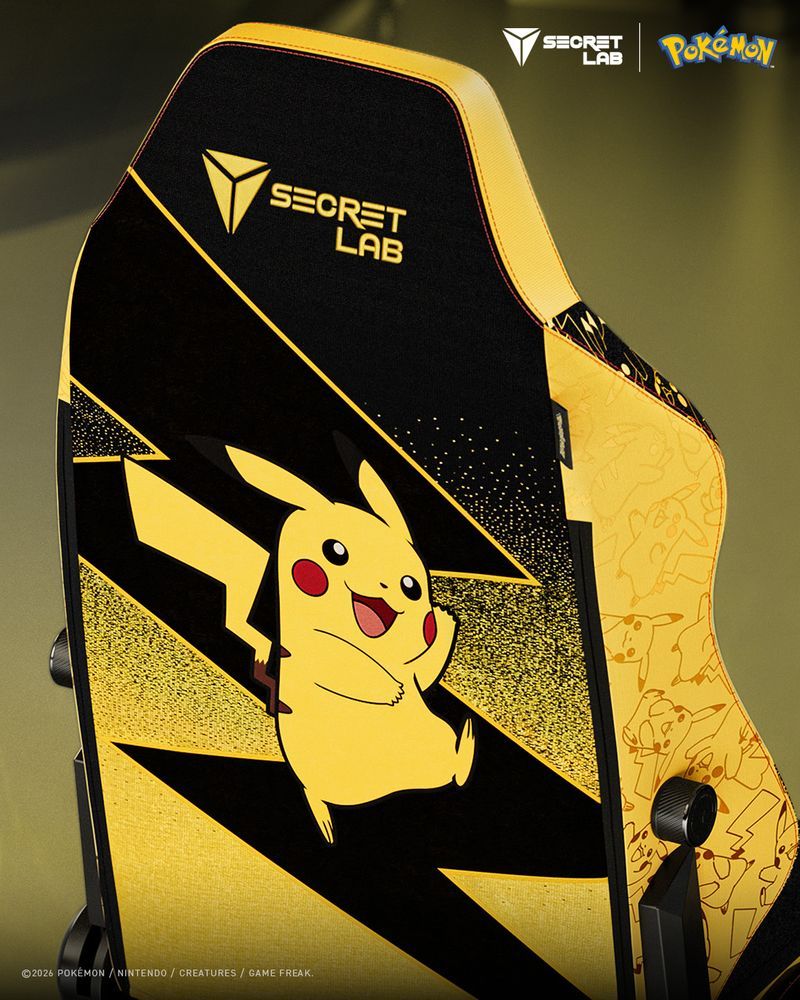 Secretlab X Pok&eacute;mon chairs Titan EVO