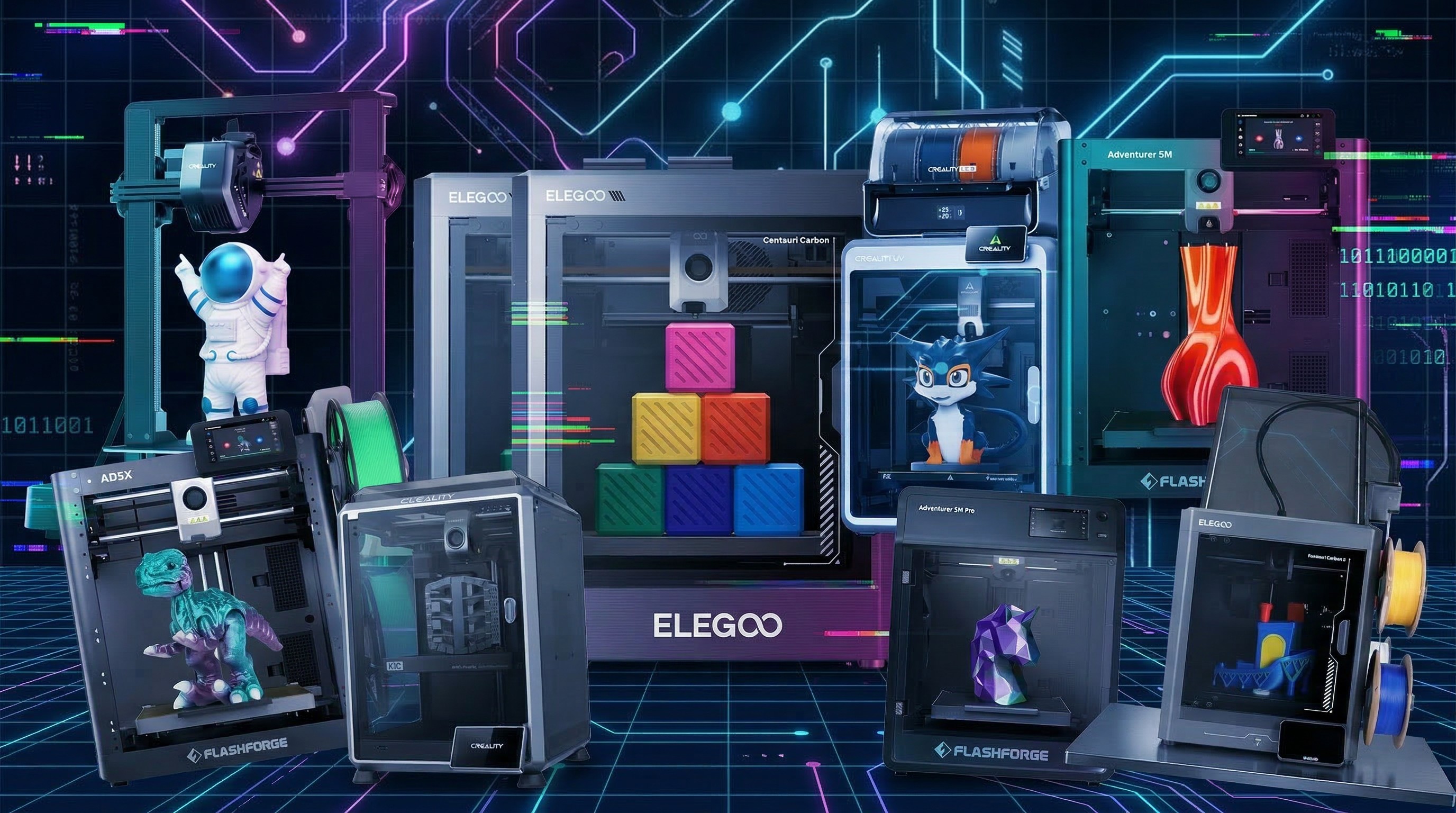 3D printers collection