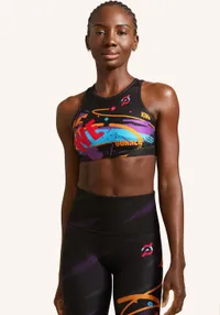 Peloton x Hust Wilson High Neck Bra | $56