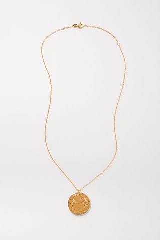 Il Leone Medallion Gold-Plated Necklace