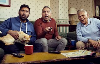 Baasit, Umar and Sid Siddiqui from Gogglebox