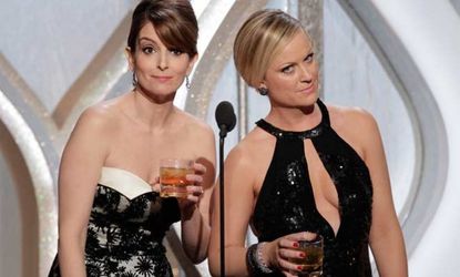 Hosts Tina Fey and Amy Poehler killed it during what little on-air time they were given during Sunday's Golden Globes telecast.
