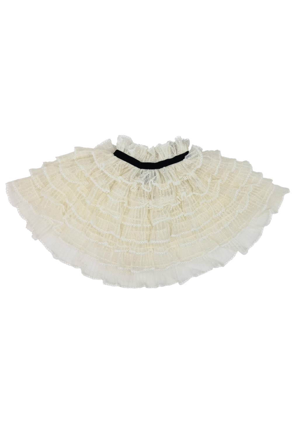 Floral Cotton Lace Jabot