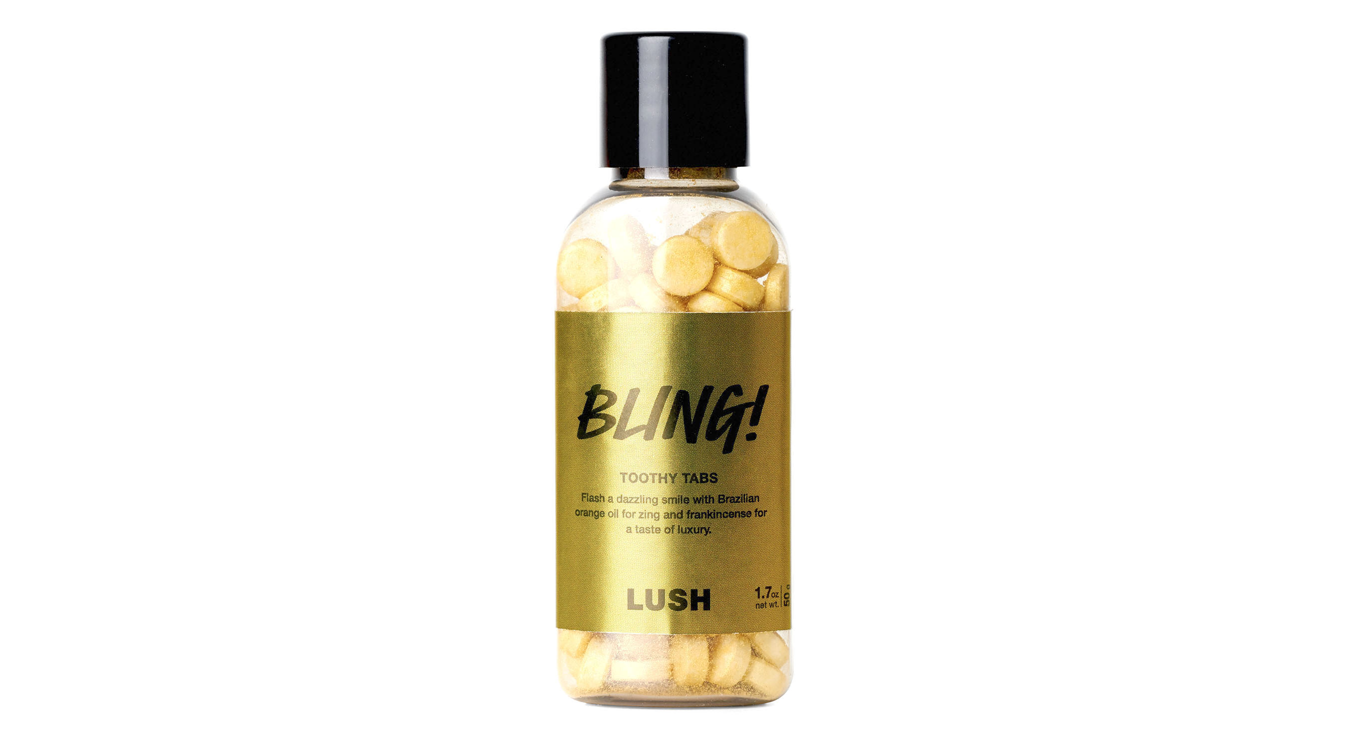 Lush's new toothpaste alternative lets you literally brush your teeth with  gold