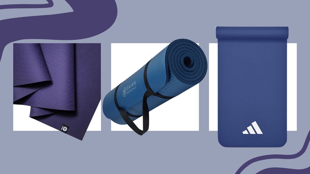 A selection of the best yoga mats on Amazon, including mats from Adidas, Gaiam, and Manduka