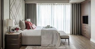 Quiet luxury styled bedroom