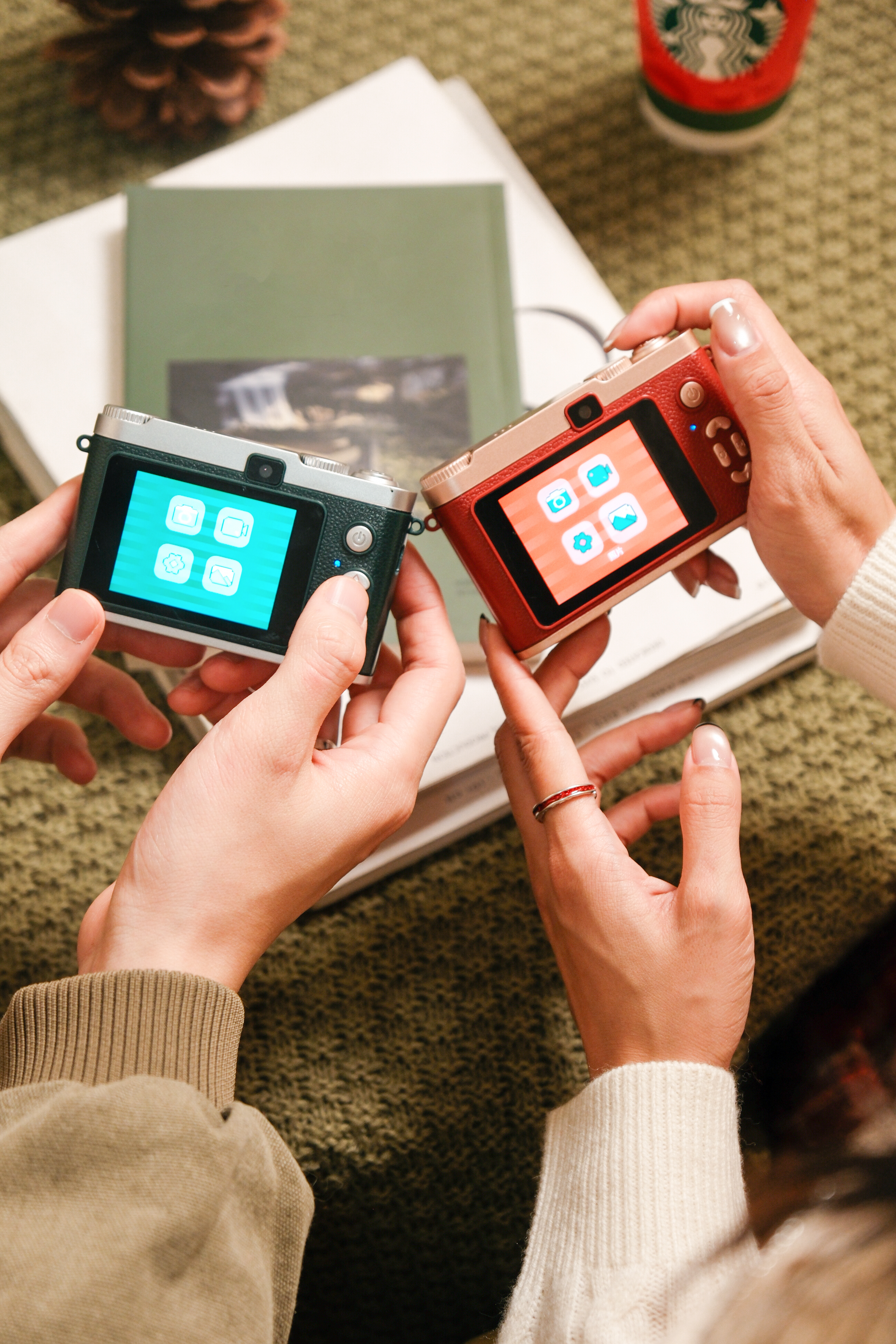 The Starbucks Retro Digital Camera is part of the coffee-makers rewards program in China