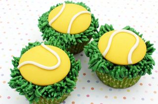Tennis cupcakes