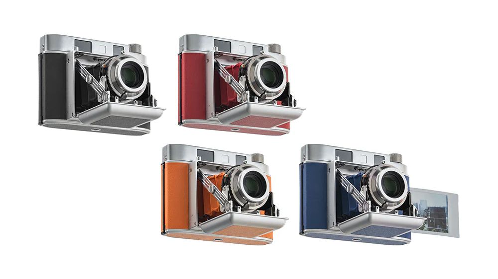 An image of the upcoming TTArtisan folding bellows camera