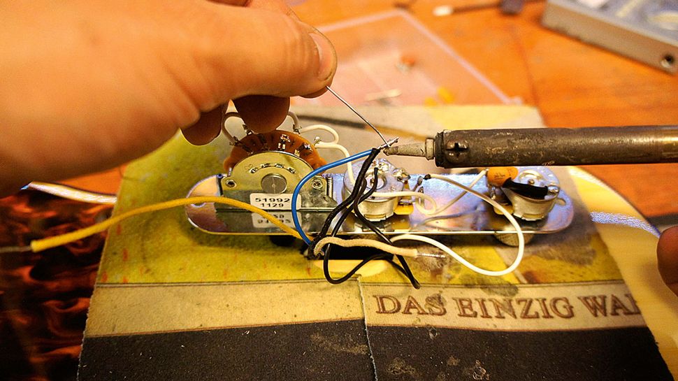 Guitar modding how to change pickups on a Telecaster