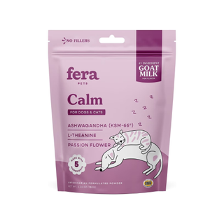 Fera Pets Calm Goat Milk Topper for Dogs & Cats, one of the best cat treats