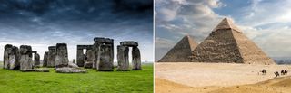 Ley lines connect the pyramids and Stonehenge 