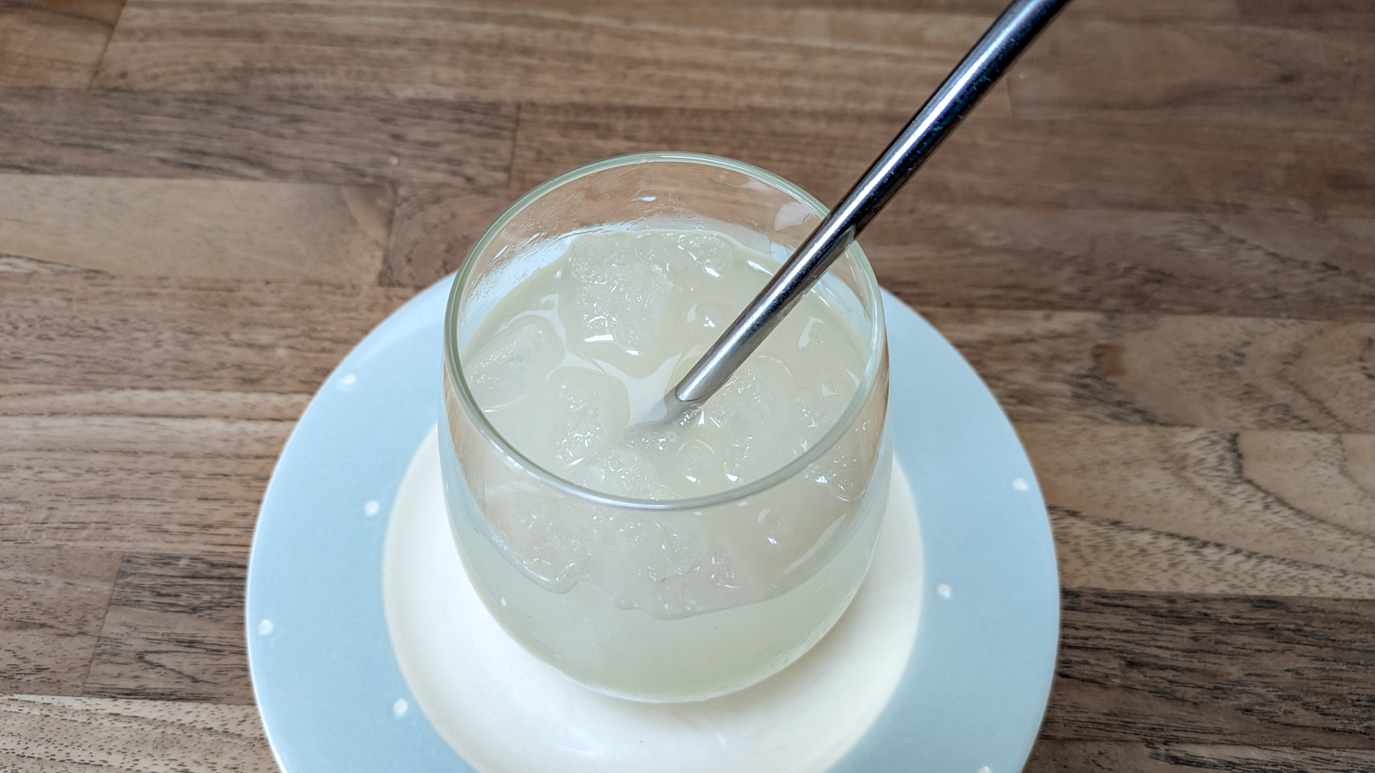 GreenPan Frost &amp;amp; Serve ice cream maker showing ginger beer slushie