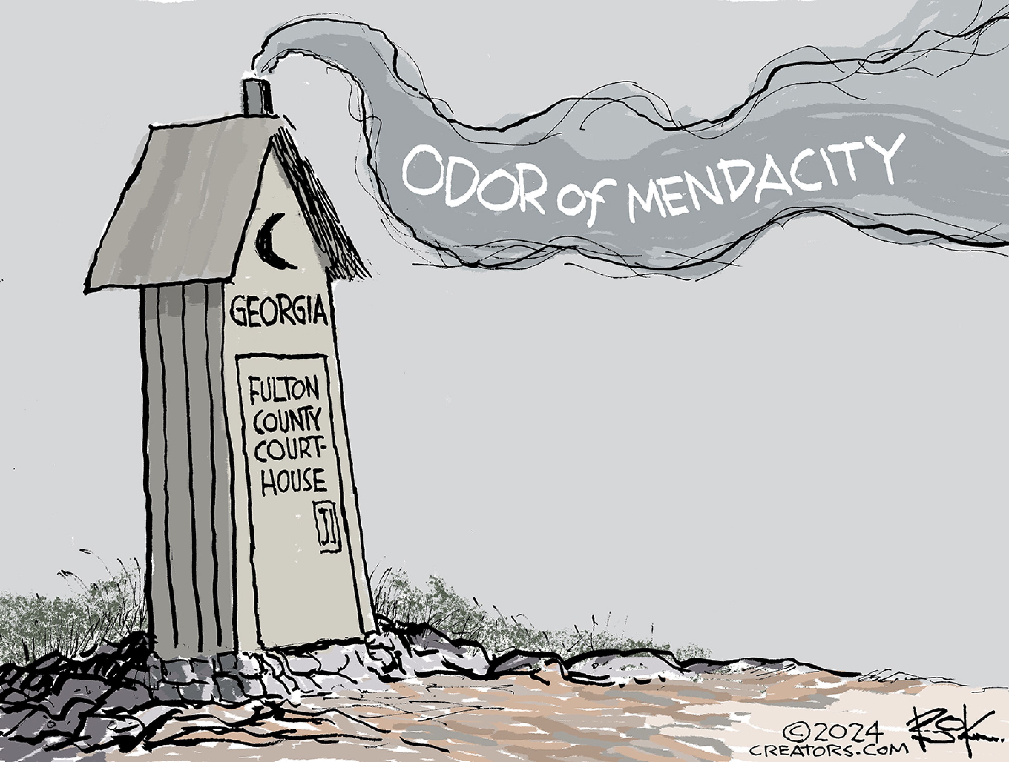 Political cartoon