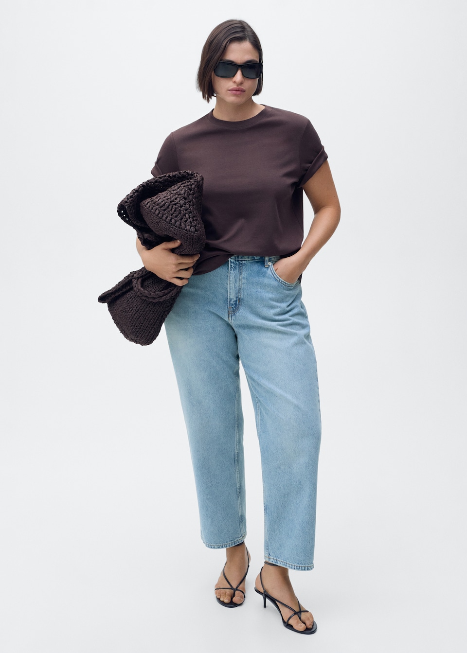 Mango, Mid-Rise Straight Jeans - Women