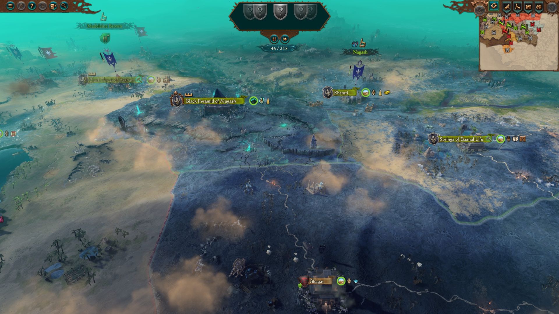 Corruption spreads from the Land of the Dead