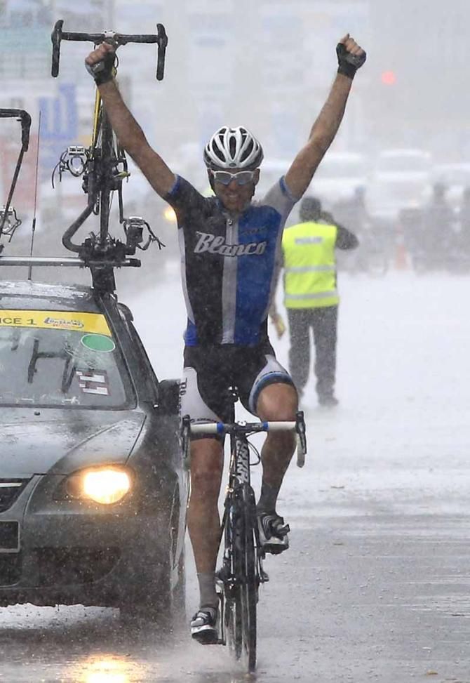 Tom Leezer (Blanco) picks up his first ever pro win at the Tour de Langkawi