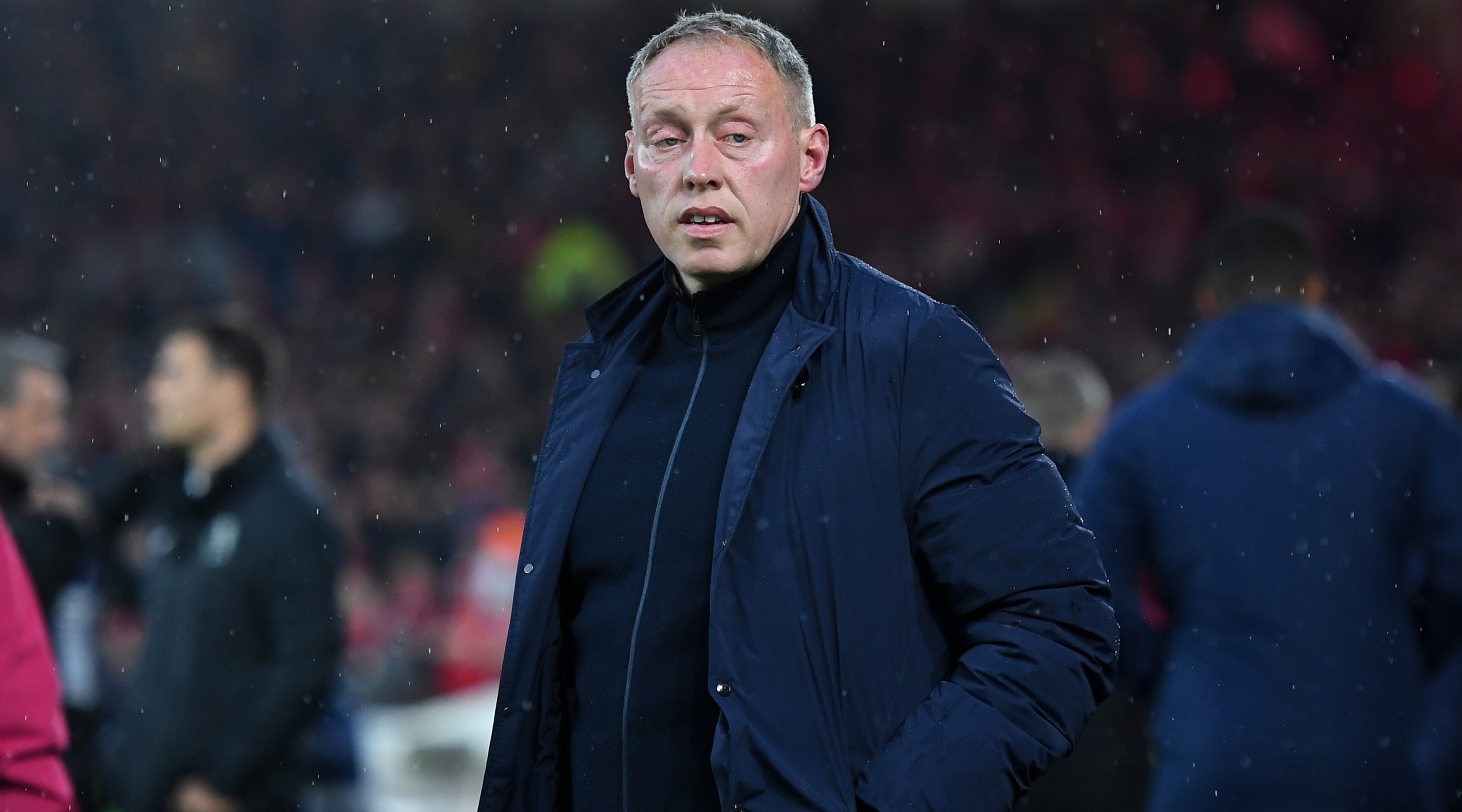 Nottingham Forest head coach Steve Cooper looks on during the Premier League match between Nottingham Forest and Southampton at the City Ground on May 8, 2023 in Nottingham, England.