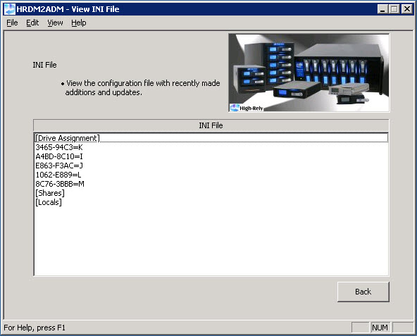 All the data you enter into the HRDM2ADM is stored in the application .ini file. You can also get around this by editing the file directly.