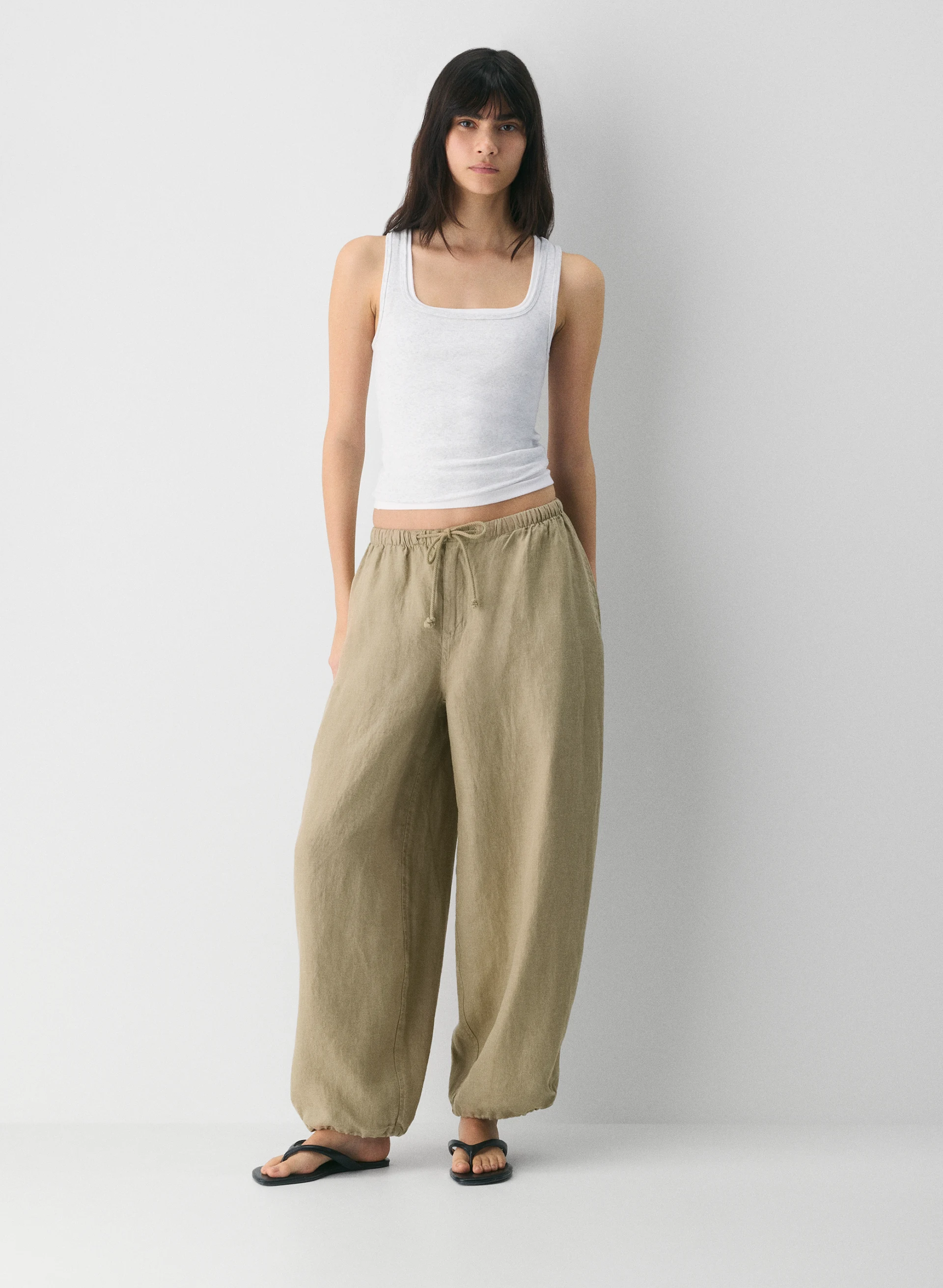 Interstate Linen Balloon Pant