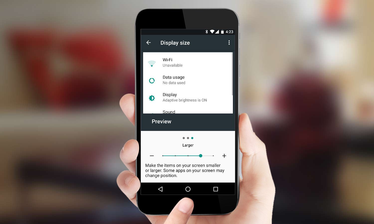 How to Change the Text and Icon Size in Android Nougat | Tom's Guide