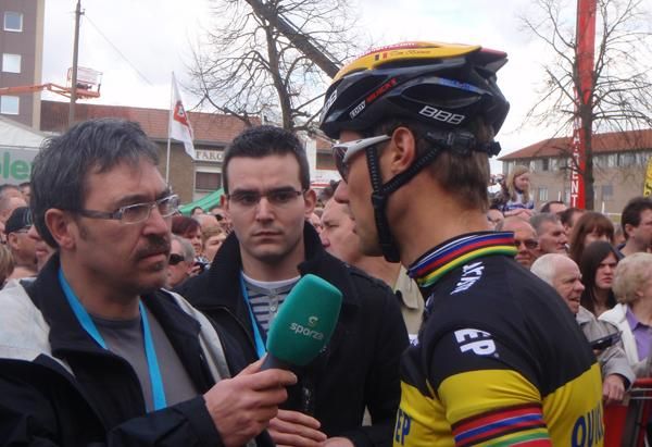 Wherever Boonen goes the Belgian press follow