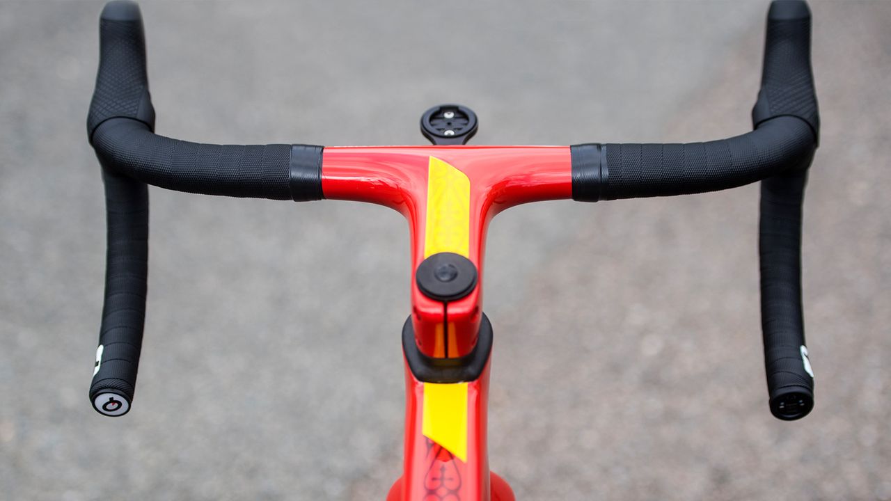 Luis Leon Sanchez's Spanish champion's themed Wilier Zero SLR