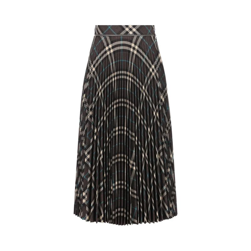 Burberry check skirt cut out 