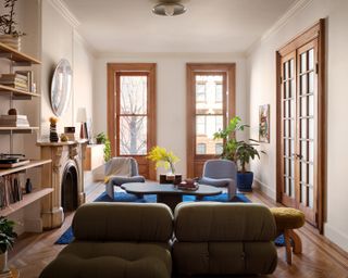 living space in front room at Bed-Stuy Townhouse