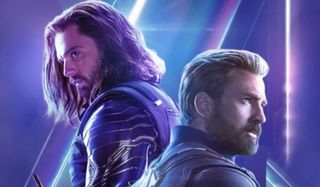 Avengers: Infinity War Bucky and Cap facing separate ways on the poster