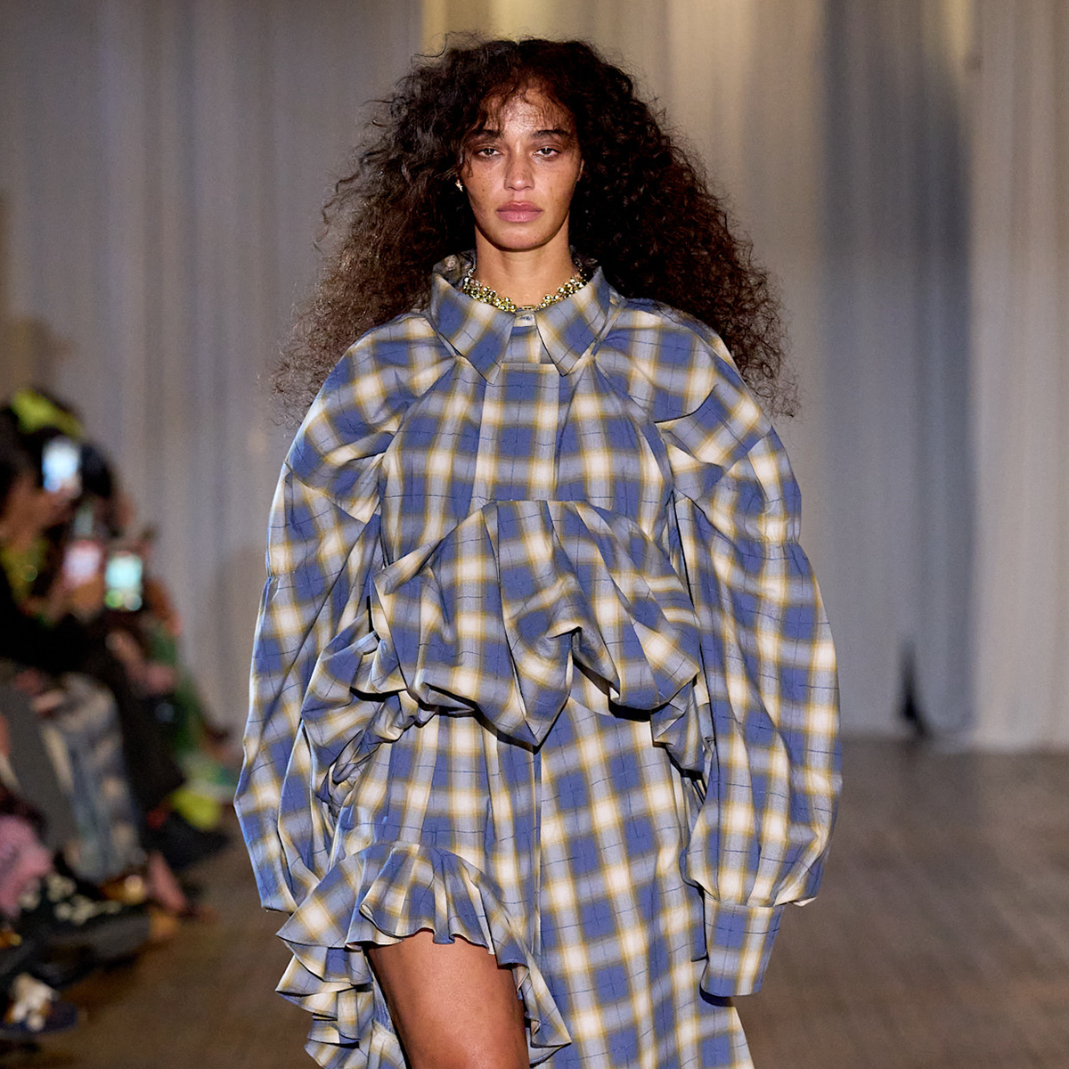 Campillo and Collina Strada models walk the fall/winter 2026 runway in New York