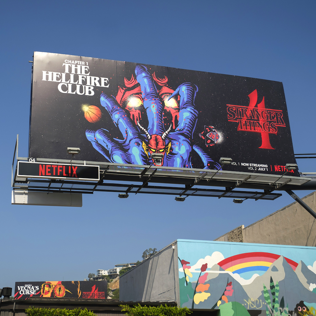 The Butcher Billy billboard design