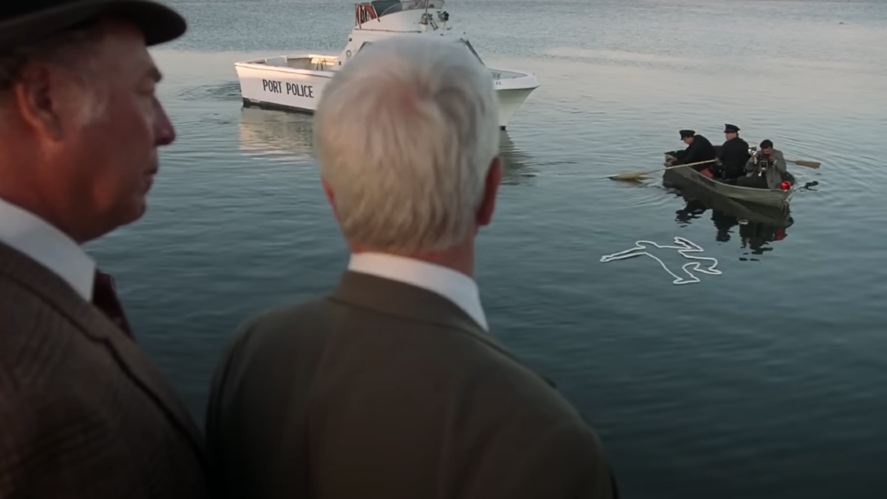 Leslie Nielsen in the naked weapon
