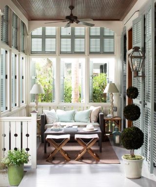 Benjamin Moore porch style idea at back of conservatory
