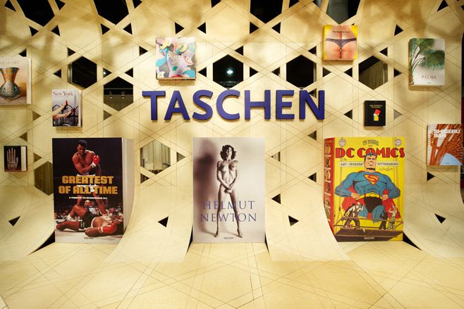 Taschen&#039;s booth at Frankfurt Book Fair