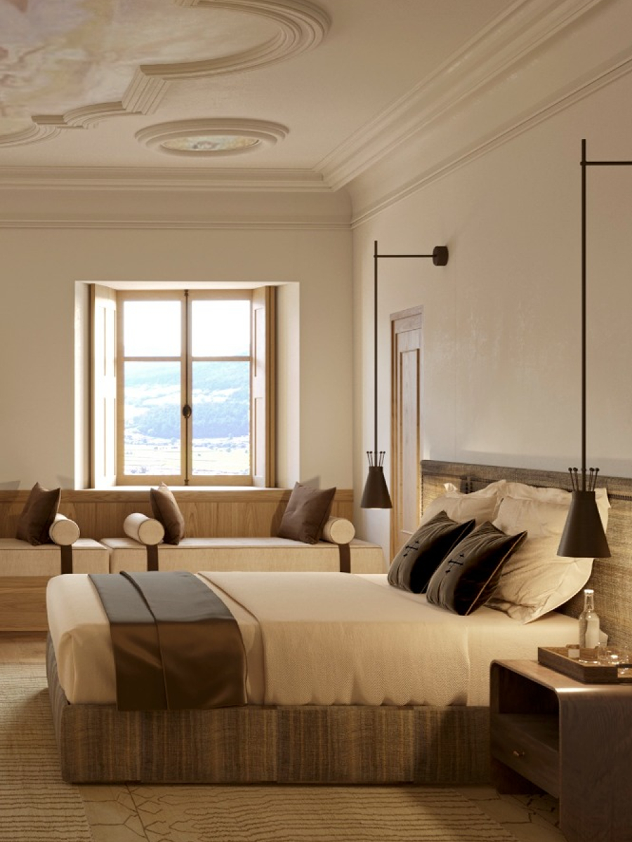 a room at Castel Badia