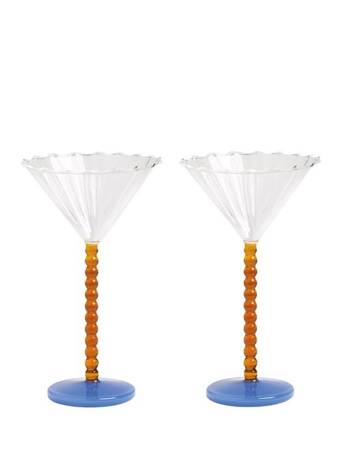 &k Amsterdam Perle Coupe Glasses