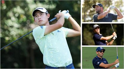 A montage of this week's CJ Cup betting tips - Morikawa, Leishman, Thomas and Garcia