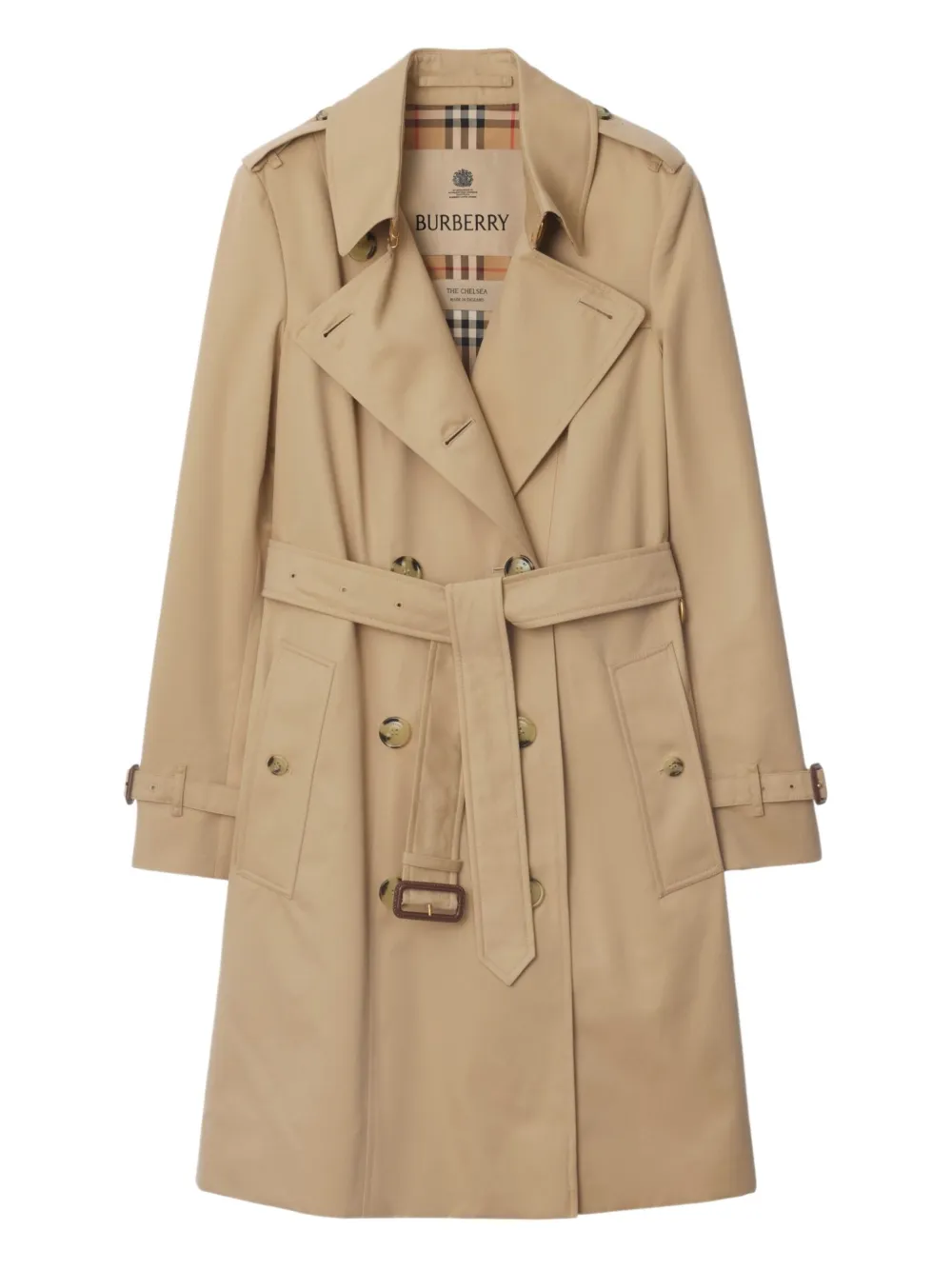 Burberry Belted Double-Breasted Trench Coat | 2