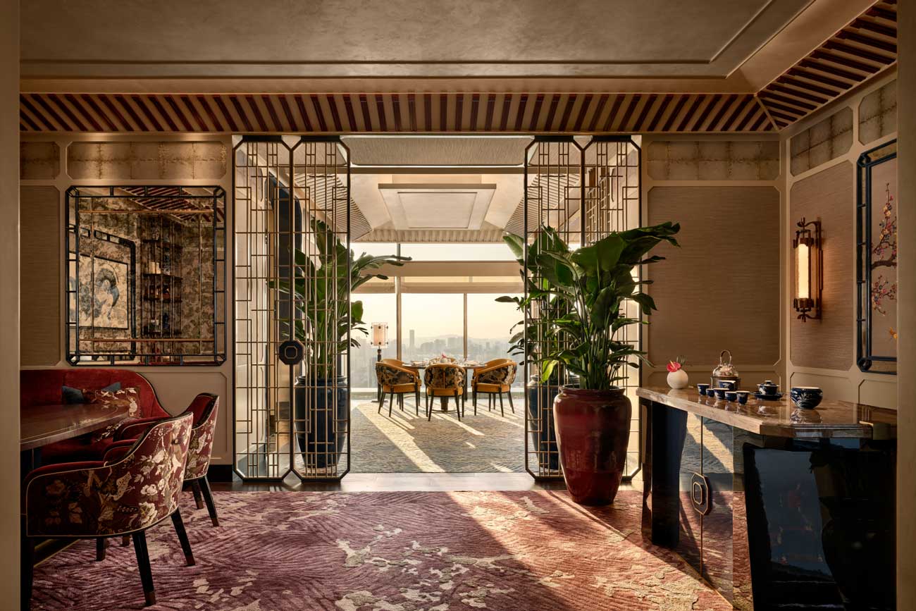 Interior of Jin Ting Wan (art lounge) in Singapore