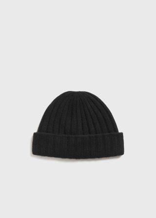 Cashmere Beanie Black