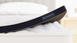 A close-up look at the DreamCloud Softer Topper on a pillow-top mattress.